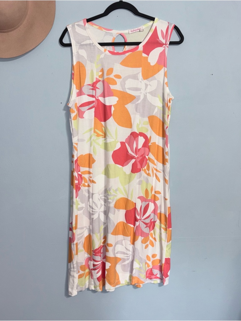 L Fresh Produce sundress summer beach pool resort vacation lightweight tank